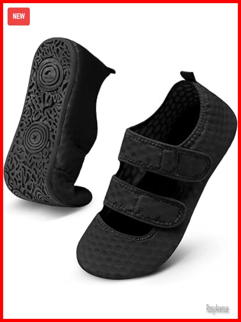 Water Shoes Women Men Quick Dry Barefoot Swim Aqua Socks Non-Slip Hook & Loop